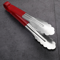 Accessoires de gadgets de cuisine personnalisés Pinces à barbecue en métal verrouillables en acier inoxydable Pinces à aliments à prise antidérapante pour la cuisine