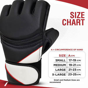 Guantes de MMA Duraderos con Cierre Ajustable de Gancho y Bucle, Cuero Genuino, Ligeros, Equipo de Entrenamiento de Boxeo, Guantes de MMA - Product Image 4