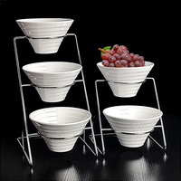 Yolecen petit égouttoir à vaisselle récipient à bol commercial pour hôtels restaurants pour assaisonnement affichage Buffet stockage support de marmite