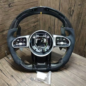 พวงมาลัยคาร์บอนไฟเบอร์สำหรับรถ mercedess benzs W221 W212 W223 W222 <span class=keywords><strong>C43</strong></span> W218 W172 C63 W166พวงมาลัยอุปกรณ์เสริมในรถยนต์ - Product Image 4