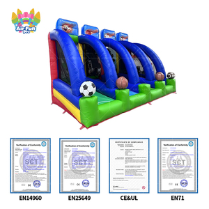 Jeu <span class=keywords><strong>de</strong></span> carnaval gonflable AirFunPro Commercial PVC 4 en 1 avec installation facile pour enfants et adultes, événements en plein air - Product Image 5