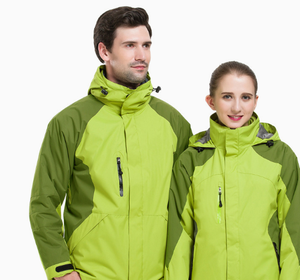 Veste de <span class=keywords><strong>ski</strong></span> 3-en-1 unisexe, solide, à capuche, respirante, imperméable, coupe-vent, avec doublure polaire amovible, pour la <span class=keywords><strong>randonnée</strong></span> et l'escalade en plein air - Product Image 1