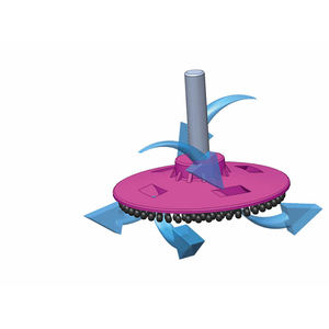 Almohadilla de respaldo MINI-FIX con vástago de Velcro 60x10mm 6mm eje - Product Image 2