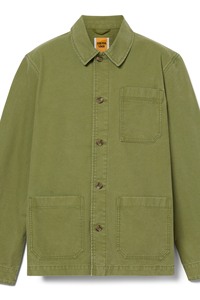 Custom Men's Logo-Appliqued Garment-Dyed Canvas <strong>Jacket</strong> Stylish Utility <strong>Jacket</strong> Washed Canvas <strong>Chore</strong> <strong>Jacket</strong> - Product Image 5