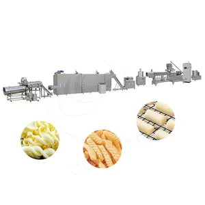 ORME Automatic Industrial Roast Corn Ring Extrude Machine Corn Ball Curl Puff Snack Production Line