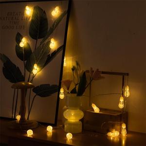 Luci di Natale a LED a Forma di Bolle Grandi in Plastica da 13 Piedi, 20 LED, Luci Fatate a Batteria, 2 Modalità, a Forma di Luna e <span class=keywords><strong>Stelle</strong></span> - Product Image 2