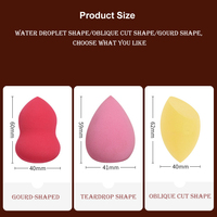Esponja de Maquillaje Personalizada con Logotipo, Esponja de Maquillaje Facial Súper Suave, Libre de Látex, para Base de Maquillaje, Cosméticos, Beauty Blender