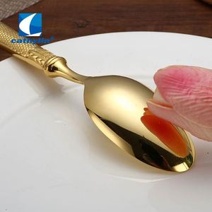 Cathylin Hoogwaardige Bestek Bruiloft Hotel Evenementen Rvs Goud Bestek <span class=keywords><strong>Set</strong></span> - Product Image 3