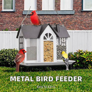 Новинка! Водонепроницаемые уличные железные подвесные кормушки для птиц, портативные. - Product Image 2