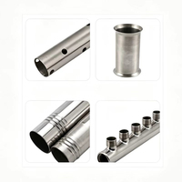 Corte Láser CNC para Tubos de Acero Inoxidable, Tubo de Acero Inoxidable Perforado con Láser, Procesamiento de Tuberías Metálicas OEM