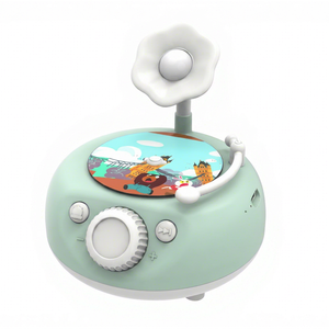 <b>Educational</b> Story Phonograph <b>Toy</b> with Recording Playback and Soft LED Light Plastic for 2-4 Year Olds Unisex Customized Brand - Product Image 1
