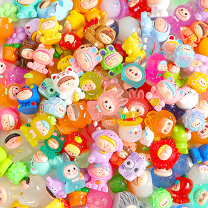 Grands accessoires mignons en résine pour DIY, décorations mixtes pour bureau et voiture, vente mixte avec sacs mystères - Product Image 3