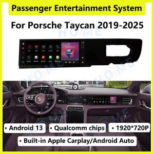 11 inch co-pilot màn hình cảm ứng Carplay cho Porsche taycan 2019 2025 <span class=keywords><strong>Android</strong></span> 13 hành khách đa phương tiện giải trí Video Player - Product Image 2