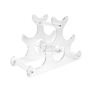 Support à vin modulaire en acrylique, porte-bouteilles détachable en plexiglas, présentoir à boissons transparent en acrylique pour magasin de détail, bar, usage domestique - Product Image 1