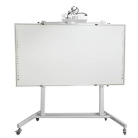 Tableau blanc interactif ShenMaiDi personnalisé 82'' 86'' avec interface USB, multi-points tactiles, en alliage d'aluminium