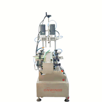Machine de capsulage pneumatique automatique de table pour bouteilles de cosmétiques, parfums, shampoings, pots en verre et en plastique