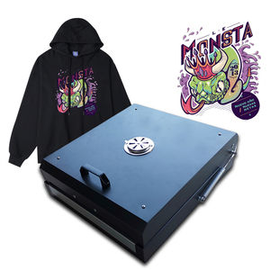 Four à transfert thermique DTF XBH New Trend A3+ avec minuteur et presse à chaud noire à 4 unités pour T-shirts/casquettes/chaussures - Product Image 1