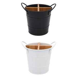 Estante de Almacenamiento para Utensilios de Cocina, Organizador de Cubiertos de Bambú, Soporte para Cucharas y Palillos - Product Image 1