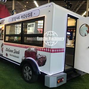 Remolque de Comida de Acero Inoxidable de Alta Resistencia con Amplio Espacio, Cocina Móvil para Snacks y Helados, Ideal para Eventos y Fiestas al Aire Libre - Product Image 6