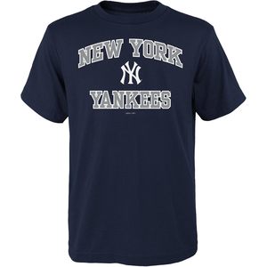 Camiseta Juvenil de los New York Yankees, Cuello Redondo, Estampado, Transpirable, Ropa de Béisbol para Niños de 4 a 20 Años - Product Image 1