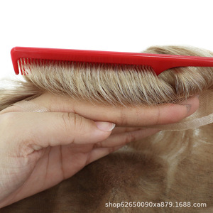 Parrucchino Realistico per <span class=keywords><strong>Uomo</strong></span> Interamente Intrecciato a Mano, <span class=keywords><strong>Extension</strong></span> per <span class=keywords><strong>Capelli</strong></span>, Bestseller Transfrontaliero, Modello H111 in <span class=keywords><strong>Capelli</strong></span> Veri - Product Image 4