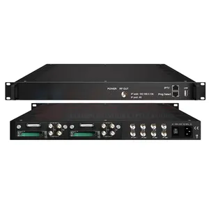 数字电视前端解调解扰器1U 8路多通道ASI IP输入DVB ISDB ATSC CI接收器