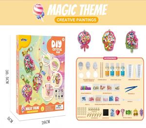 Nouveau kit créatif et amusant DIY : peintures à la colle cristalline faites à la main, kit de créativité pastel magique pour enfants, jouet éducatif - Product Image 3