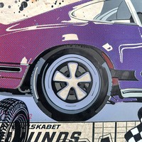 Impressions d'art 3D personnalisées sur panneau composite en aluminium, effet lenticulaire texturé Pyramide/Droptix, plaque métallique pour affiche, décoration pour concessionnaires automobiles