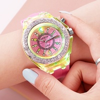 Montre à quartz lumineuse pour enfants, nouvelle mode 2026, best-seller, unisexe, pour hommes, femmes, étudiants