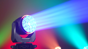 Faro LED a Testa Mobile 500W 19x20W 4IN1 con Rotazione Infinita a Specchio, Funzione RDM, Anti Liquido E, Carta Colorata per Palcoscenico - Product Image 6