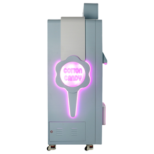 Máquina Expendedora de dulces de algodón de azúcar dulce completamente automática comercial de flores coloridas para pequeñas empresas - Product Image 3