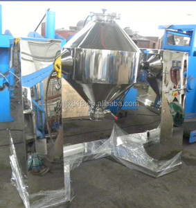 W bentuk kerucut ganda Mixer bubuk putar pencampur baja tahan karat vertikal untuk Bumbu rempah bubuk - Product Image 5