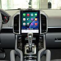 Pantalla Estilo Tesla de 10.4 Pulgadas, Radio para Auto con Android 15, Navegación GPS, Reproductor de DVD, CarPlay y Android Auto para Porsche Cayenne 2010-2017