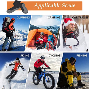 Chaussettes auto-chauffantes Chaussettes chauffantes Hiver Chaussettes thermiques chaudes Hommes Femmes pour la chasse en plein air Camping Randonnée - Product Image 6