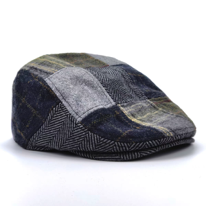 Casquette de lierre personnalisée Italie classique rétro en <span class=keywords><strong>laine</strong></span> de haute qualité casquette <span class=keywords><strong>France</strong></span> béret cowboy Gatsby chapeau angleterre gavroche chapeaux à dessus plat - Product Image 2