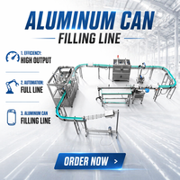 Customized Beer Filling Machines Line Automatic Carbonated Drink Can Filling Seaming Machine for Soda Beer