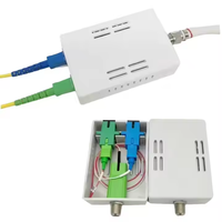 Precio de Fábrica, Venta Caliente, Nodo Óptico CATV WDN FTTH, Nodo Pasivo de 1-2 Vías FWDM con Receptor Óptico WDM