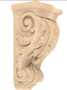 Cornice <span class=keywords><strong>Applique</strong></span> Onlay intagliata in legno in stile europeo per esterno decorativo del ristorante intagliato personalizza mensole in legno con decorazione in legno - Product Image 4