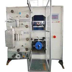 Optical fiber cable high speed wire coloring and rewinding machine