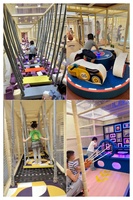 Équipement de parc de jeux intérieur pour enfants, aire de jeux souple commerciale personnalisée pour centre commercial et parc d'attractions