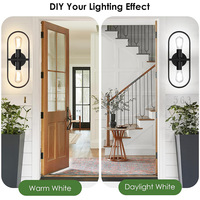 Applique murale LED transfrontalière style industriel, éclairage frontal pour miroir de chevet, idéale pour salle de bain et couloir