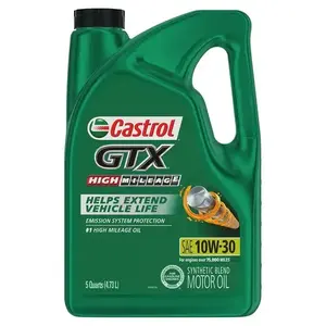 Óleo motor mistura sintética Castrol GTX alta quilometragem HM 10W-30