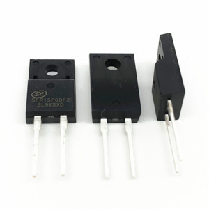 SFR15F60F2 TO-220F صمام ثنائي سريع الاسترداد جديد وأصلي 15 أمبير 600 فولت - Product Image 2