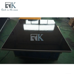 Premium Portable Dual Finish Shiny Matte Black square Dance Floor - Product Image 2