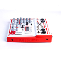 Console de mixage audio professionnelle MW-4 à 2 canaux 150W en aluminium, contrôleur DJ avec égaliseur complet, alimentation fantôme 48V, MP3/BT/USB, boucle/sampler