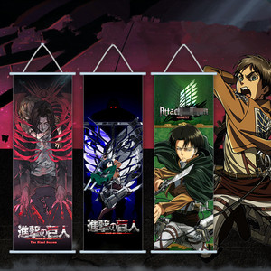 โปสเตอร์ลายการ์ตูน Zoro luffy 58รูปแบบ25*70ซม. ลายครอบครัวสายลับ zingeki NO kyojin Bungo stray Dogs REM - Product Image 4