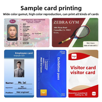 Machine d'impression de cartes d'identité professionnelles en PVC NFC double face numérique pour cartes d'étudiant, cartes d'entreprise, cartes de membre