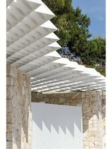 Ngoài trời 3D biệt thự sân vườn mặt tiền tự nhiên đá vôi gạch ốp tường màu be kem trắng bên ngoài nuôi cấy đá vôi Bảng điều chỉnh - Product Image 4