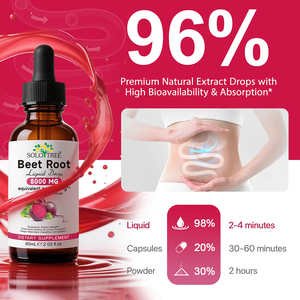 빠른 배송 고효능 비트 뿌리 방울 보충제 남성용 천연 채식 비트 뿌리 추출물 경구 액체 여성 간 지원 - Product Image 3