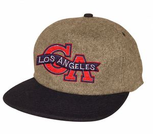 Custom Small Order Embroidery logo Woolen <b>Flat</b> Brim Warm Winter Snapback <b>Cap</b> Hats for Men - Product Image 1